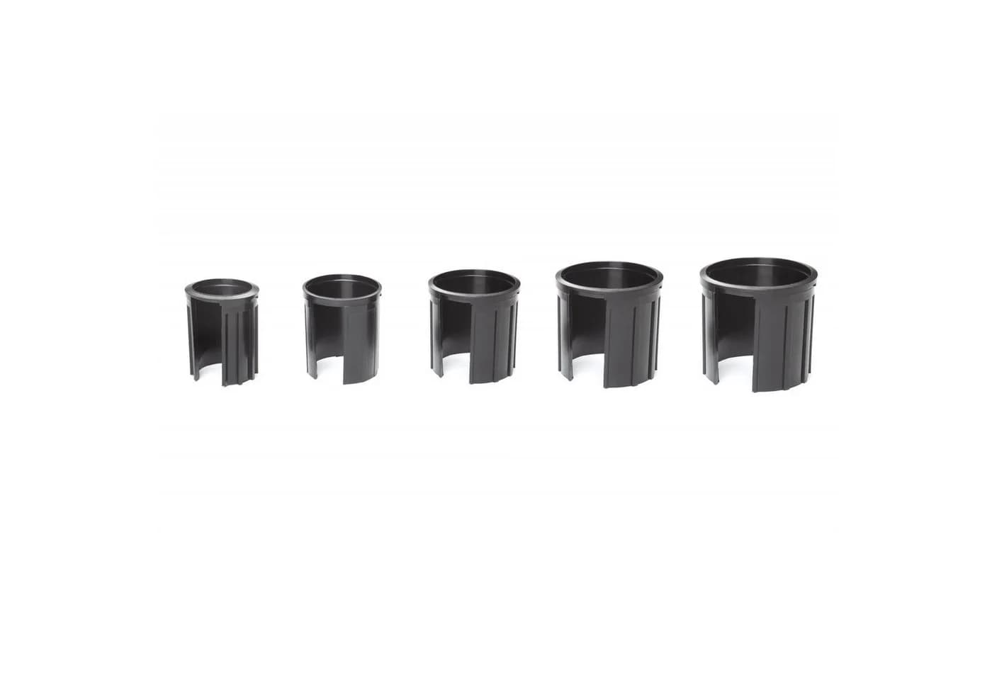 doppler® Reduzierringe Set 5-tlg. für Schirmstock Adapter Schwarz