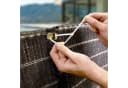 Sichtschutzzaunmatten WINDHAGER Braun Polyethylen Zaunelemente Bild 4