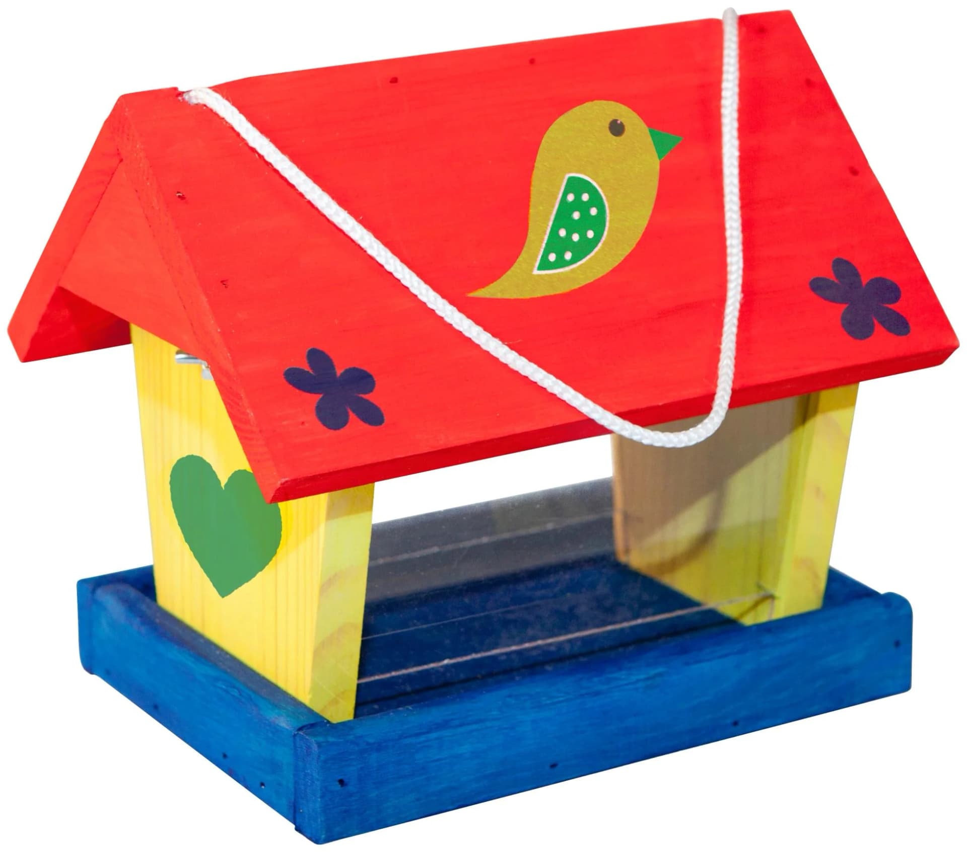 Vogelhaus WINDHAGER Woodpecker Massivholz Bausatz mit Farbset