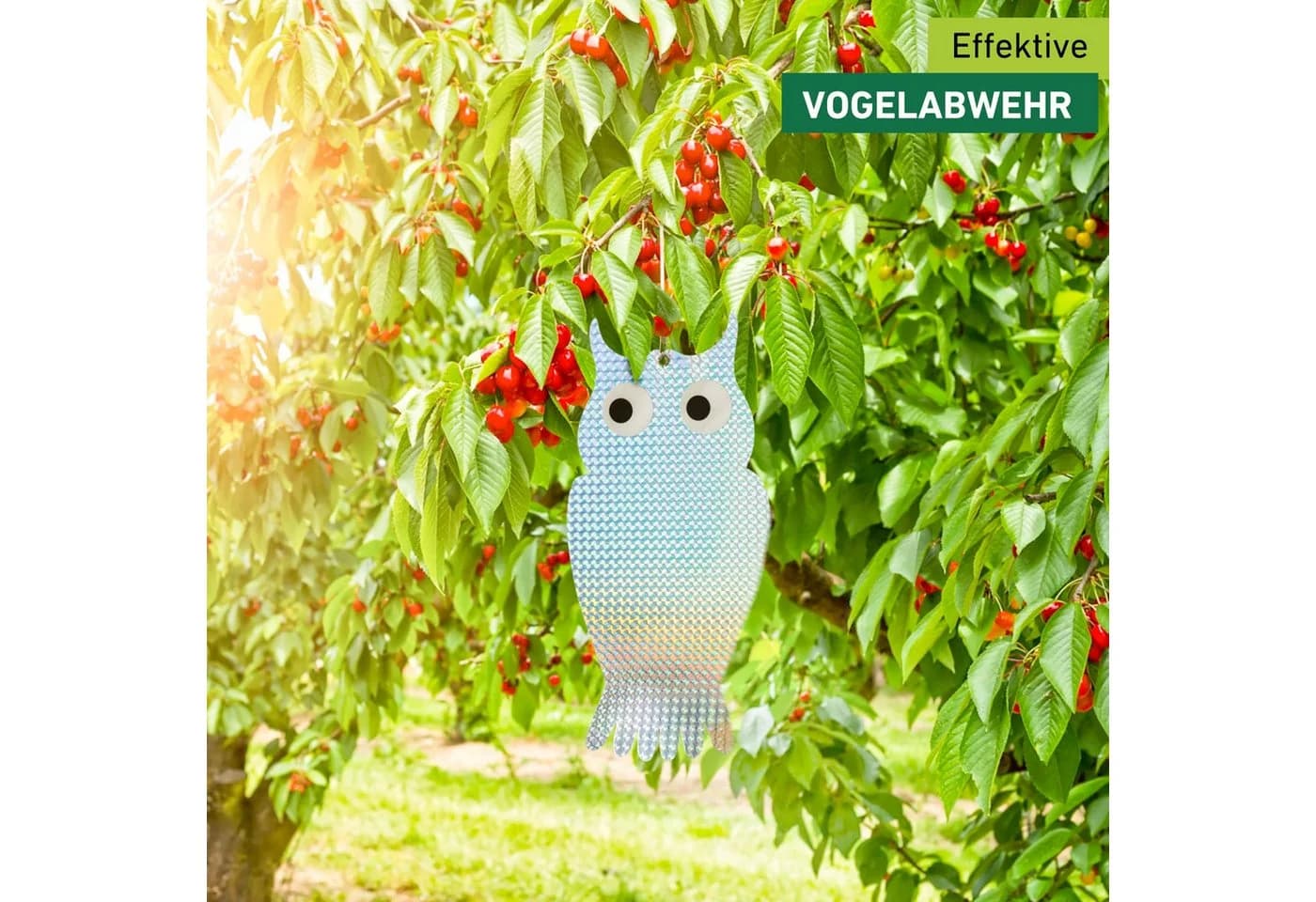 Windhager Vogelattrappe Reflektor Kunststoff silber Doppelpack