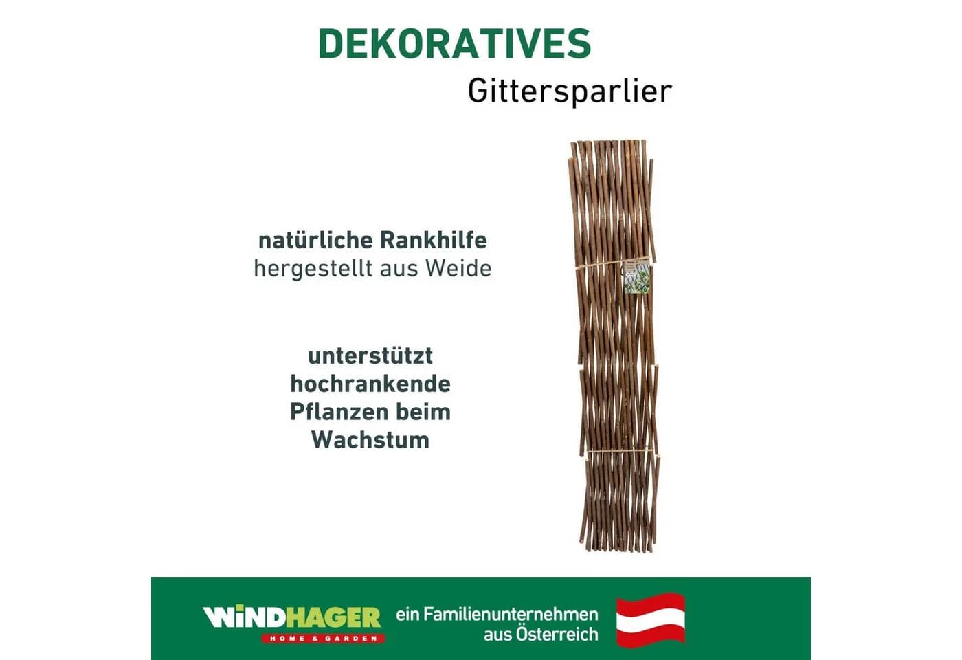 Windhager Rankgitter Weide-Spalier ausziehbar - Bild 3