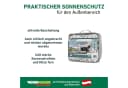 Windhager Sonnensegel COTE D´AZUR UV-Schutz 3x4m Beige/Weiß Bild 5