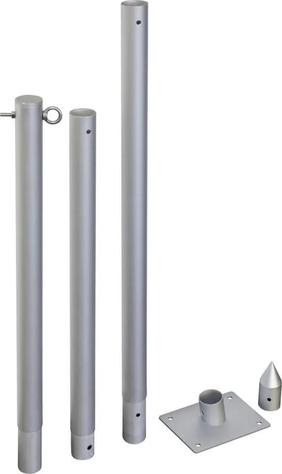 Sonnensegelmast WINDHAGER Basic Silber Aluminium