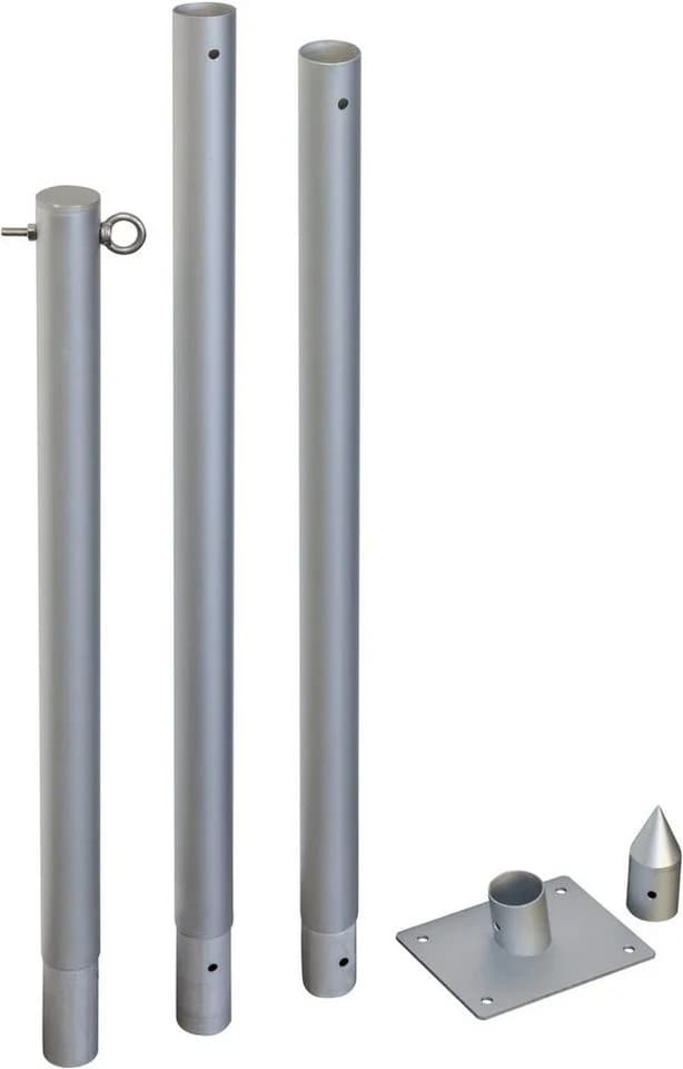 Sonnensegelmast WINDHAGER Basic Silber Aluminium - Bild 3