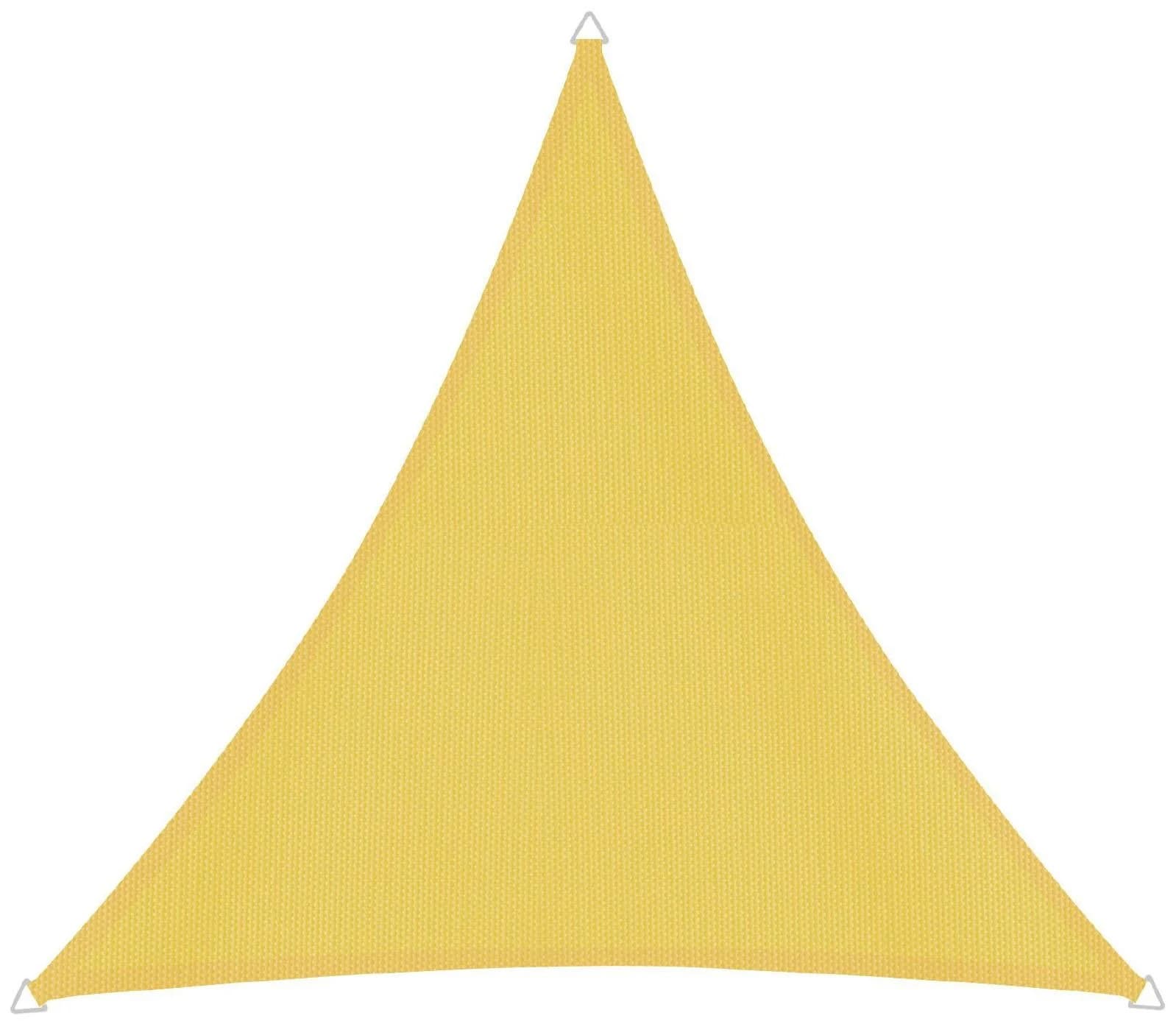 Windhager Sonnensegel Cannes Dreieck, Gelb, UV-Schutz 50+