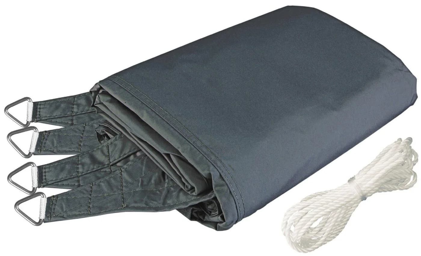 Sonnensegel WINDHAGER Cannes Quadrat Anthrazit 5x5m - Bild 3