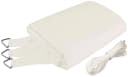 Windhager Sonnensegel Dreieck Cremeweiß 5x5m Polyester Bild 5