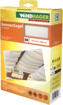 Windhager Sonnensegel für Seilspannmarkise inkl. Laufhaken 2,7x1,4 m Bild 4