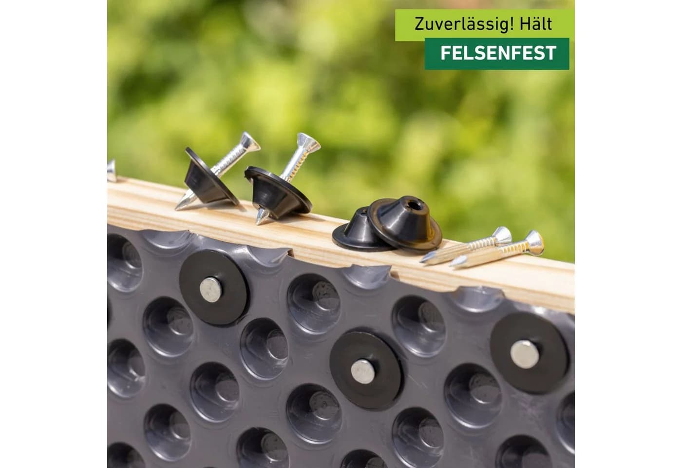 Windhager Hochbeet-Dichtnägel 100 Stk. 3,5x30 mm mit Unterlegscheibe