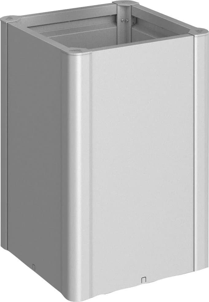 BioHort Hochbeet Belvedere Maxi 0,5x0,5 Silber Metall