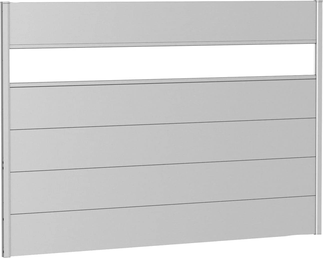 BioHort Sichtschutzelement Dunkelgrau Metallic Stahlblech