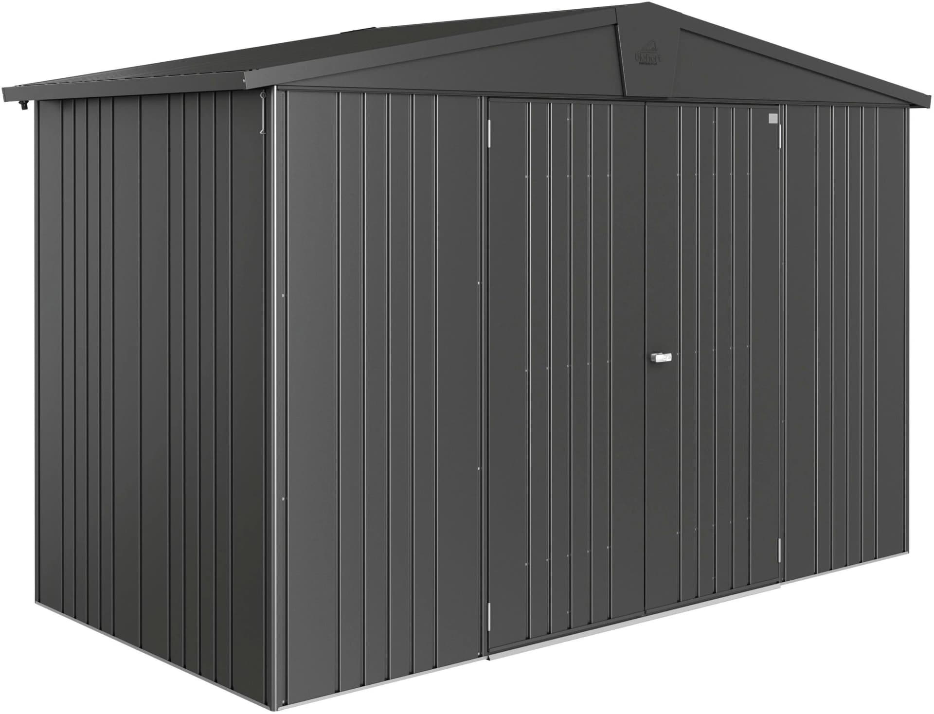 Gerätehaus BIOHORT Europa Gr. 4A Metallic-Grau Stahl