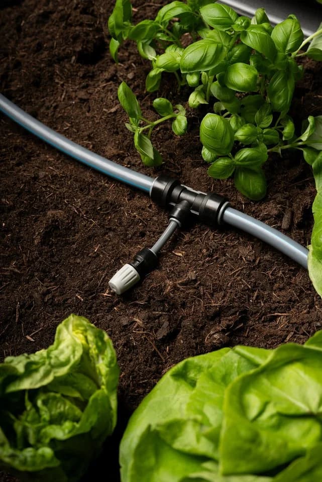 Bewässerungssystem BioHort Tropfbewässerung Schwarz/Grau