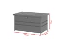 GFP Primeyard Gartenbox DAVID Metall Anthrazit Wetterfest Bild 2