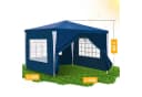 Clanmacy Pavillon Partyzelt Wasserdicht mit Fenster 3x3m/3x6m Bild 1