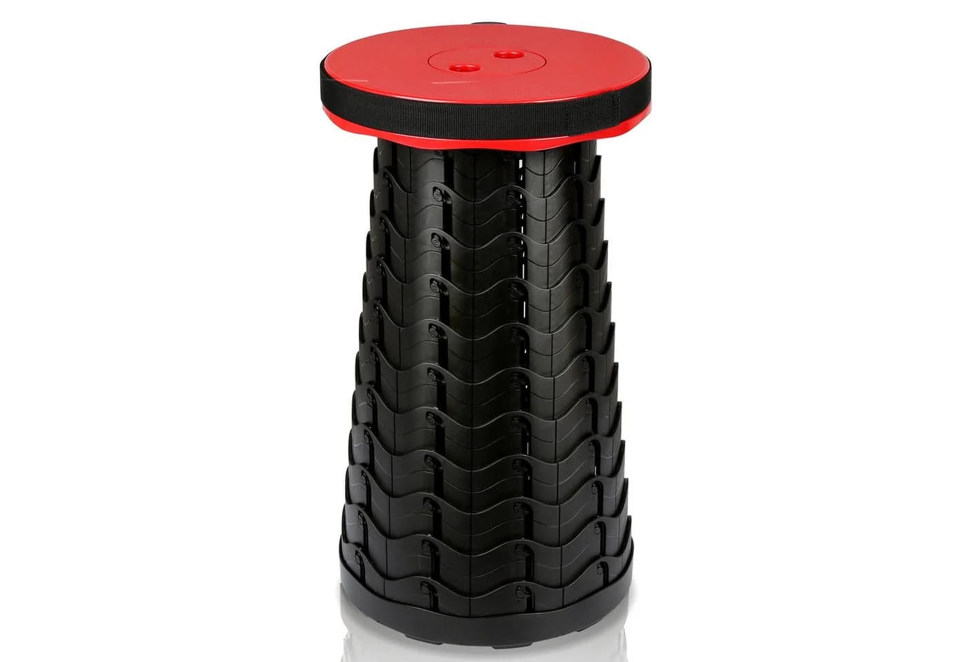 Clanmacy Klappstuhl Tragbarer Klappstuhl Klapphocker Rot - Bild 2