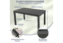 HOMALL Gartentisch Aluminium Ausziehtisch Gartenstuhl Bild 3