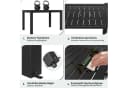 GUNJI Ausziehbarer Aluminium Gartentisch für 4-10 Personen Grau/Braun Bild 5