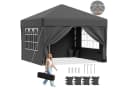 GUNJI Faltpavillon Pop Up Partyzelt Grau Blau Beige Bild 2