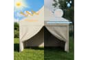 HOMALL Pavillon 3x6m Beige/Grau Bild 4