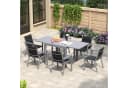 HOMALL Gartentisch Balkontisch Aluminium Ausziehtisch 6-10 Personen Bild 1