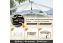GUNJI Pavillon 3x3/3x6m Beige mit Insektenschutz und UV-Schutz Bild 3