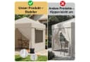 HOMALL Faltpavillon 3x3/3x6 m Gartenpavillon Pop Up Pavillon Beige Bild 5