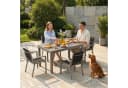 HOMALL Gartenstuhl Stapelbar Aluminium Braun Bild 1
