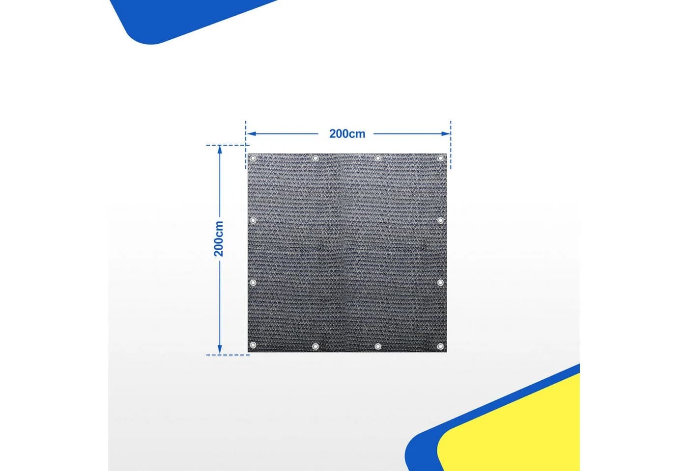 Clanmacy Zeltteppich Outdoor Grau HDPE