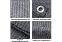 Clanmacy Zeltteppich Outdoor Grau HDPE Bild 5