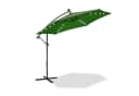 Clanmacy Sonnenschirm 300 cm Grün mit LED & Kurbel Bild 2