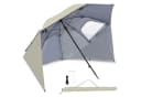 Clanmacy Sonnenschirm Strandschirm Beige UV50+ Pop-up Bild 2