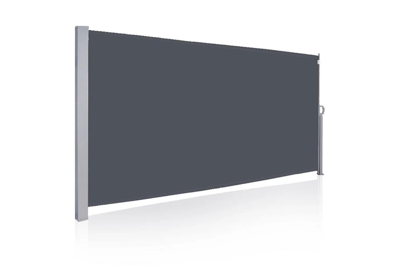 Clanmacy Seitenmarkise Grau Aluminium Sichtschutz - Bild 2
