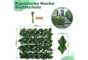 Clanmacy Balkonsichtschutz Grün 3m Efeu-Hecke Bild 1