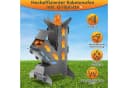 Clanmacy Raketenofen Feuerschale mit Grillplatte und Poker Bild 3