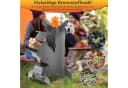Clanmacy Raketenofen Feuerschale mit Grillplatte und Poker Bild 5