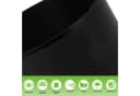 Clanmacy Sichtschutzstreifen 40er Set Anthrazit Hart PVC UV-beständig Bild 4