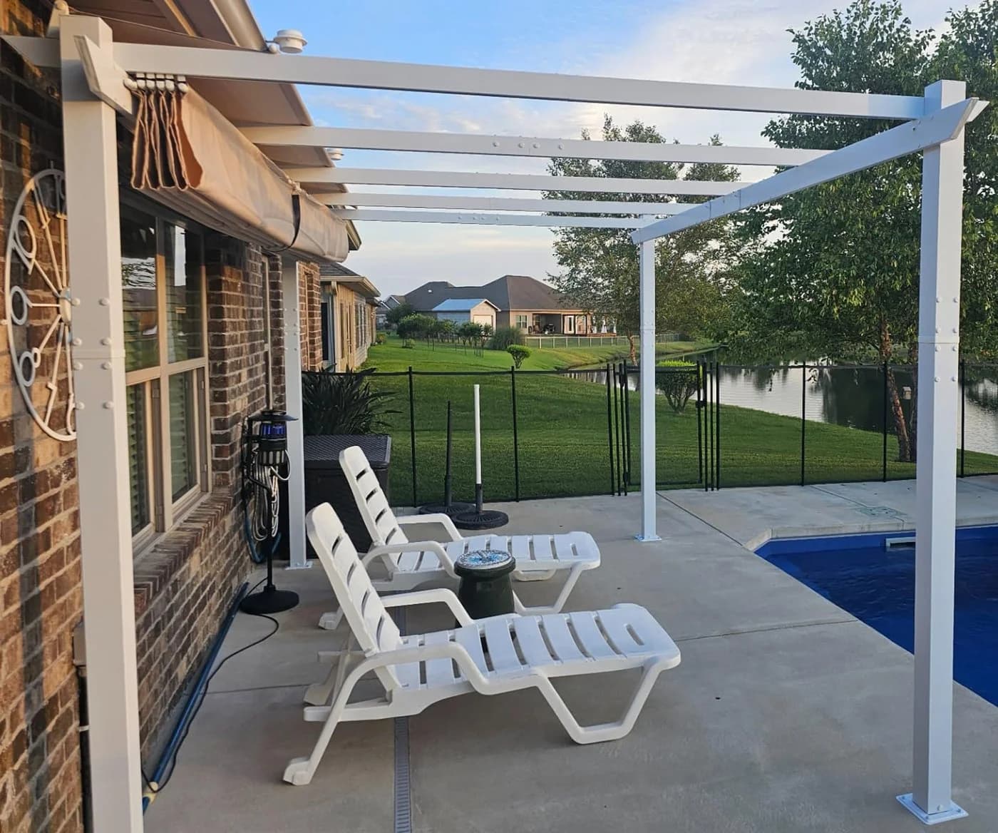 PURPLE LEAF Pergola 3x4m mit Schiebedach Aluminium - Bild 3
