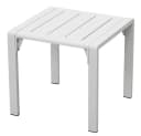 MeXo Gartenlounge-Set Aluminium Wetterfest Couchtisch Weiss Bild 1