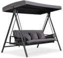 PURPLE LEAF Hollywoodschaukel 3-Sitzer Grau Bild 2