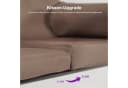 PURPLE LEAF Hollywoodschaukel 3-Sitzer mit Sonnendach Beige Bild 4