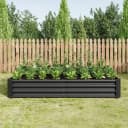 BBWL Hochbeet Metall 180x90x30 cm verzinkt Anthrazit Bild 2