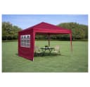 BBWL Faltpavillon 3x3m wasserdicht mit Stahlrahmen und Seitenwänden Bild 5