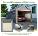 BBWL Carport Garage Zelt Grau Stahl Winterfest Bild 5