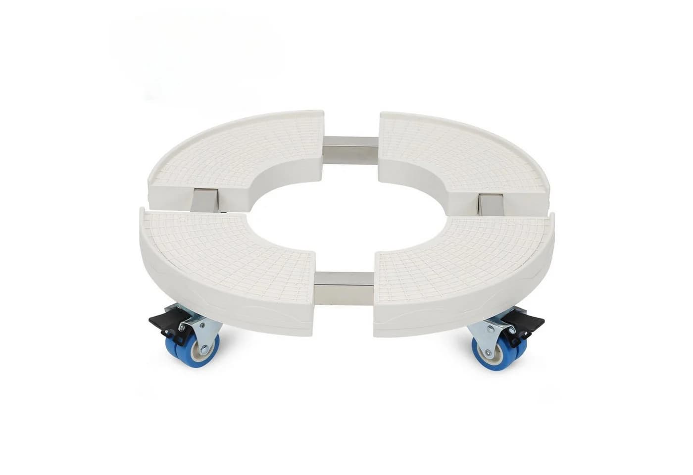 Clanmacy Pflanzenroller Blumenroller Blumentopfuntersetzer Weiß - Bild 2