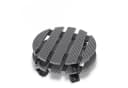 Clanmacy Pflanzenroller Grau 2x Rund WPC mit Rollen Bild 2