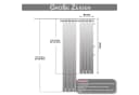 Sunicol Outdoorvorhang mit Ösen Transparent Sonnenschutz 4 St Bild 1