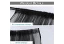 Sunicol Moskitonetz Outdoor Vorhang Transparent Schwarz Sichtschutz Bild 3