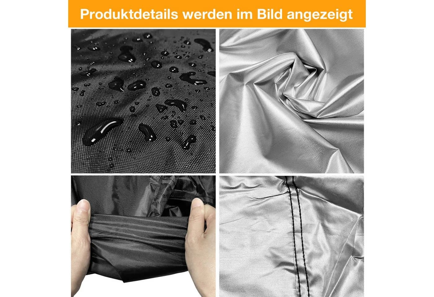 Sunicol Schutzhülle L-Form Wasserdicht Oxford Gartenmöbel - Bild 5