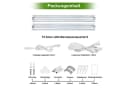 Rosnek Pflanzenlampe 2/4 Stück 10W 5000K Vollspektrum anschließbar Bild 1